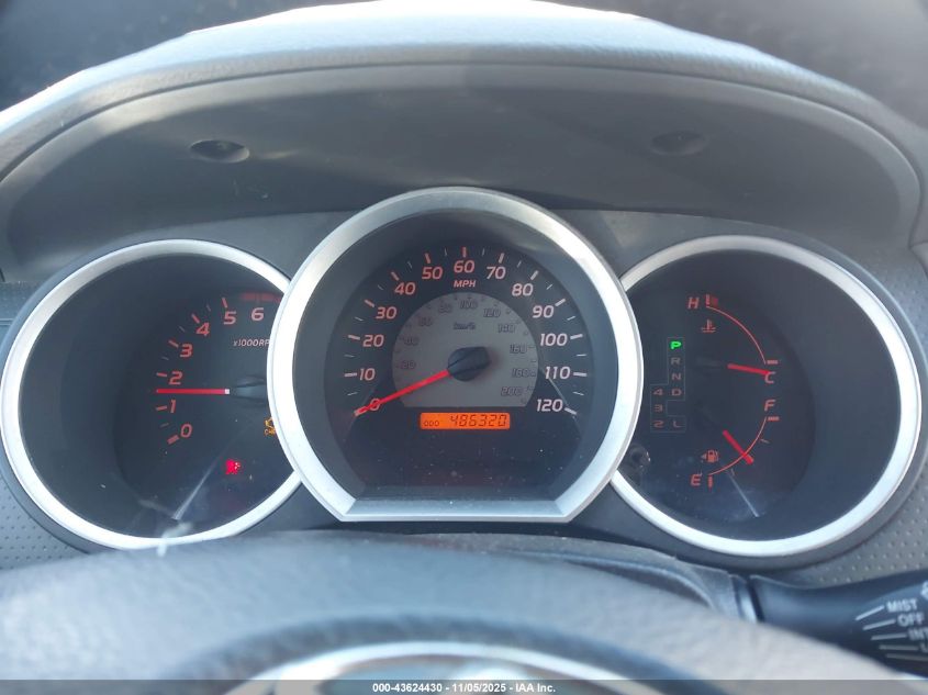 2005 Toyota Tacoma Prerunner V6 VIN: 5TETU62N85Z129821 Lot: 43624430