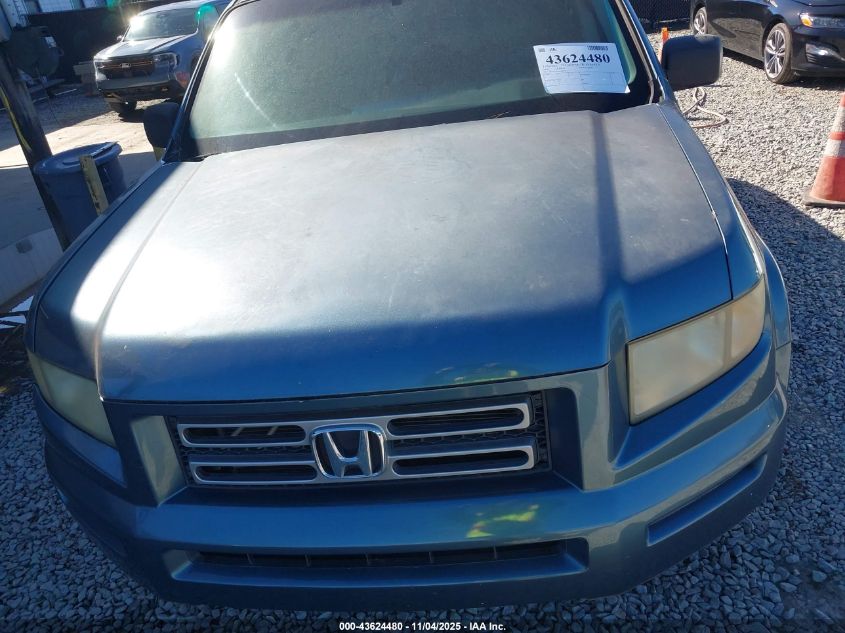 2006 Honda Ridgeline Rt VIN: 2HJYK16276H560948 Lot: 43624480