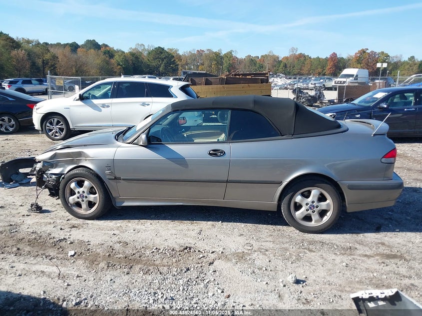 2001 Saab 9-3 Se VIN: YS3DF78K017007207 Lot: 43624560