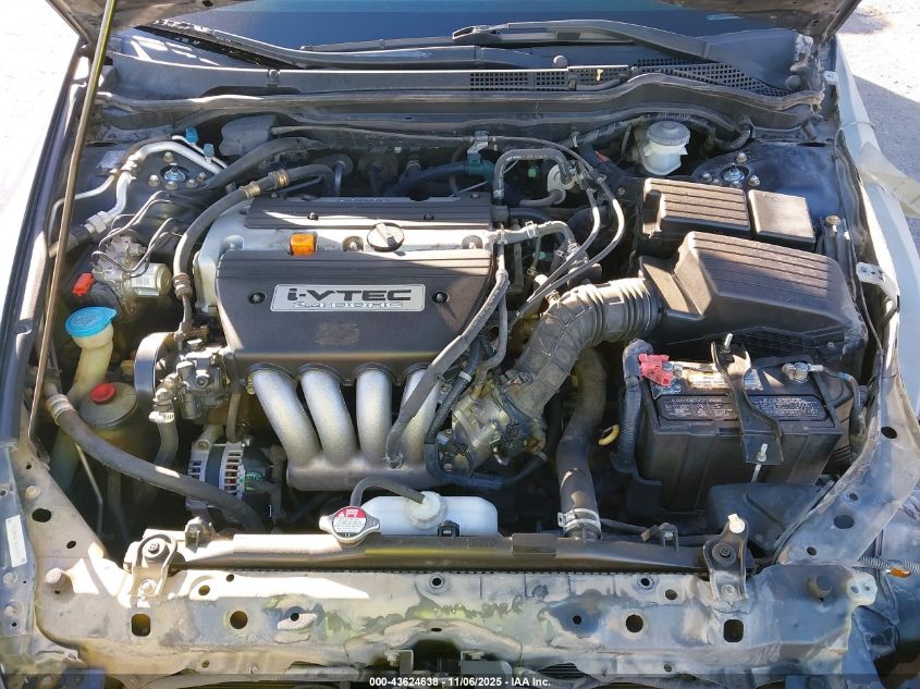 2003 Honda Accord 2.4 Lx VIN: 3HGCM56313G703558 Lot: 43624638