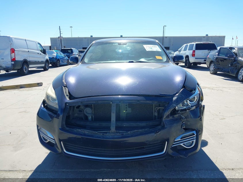 2018 Infiniti Q70 3.7X Luxe VIN: JN1BY1ARXJM220943 Lot: 43624689