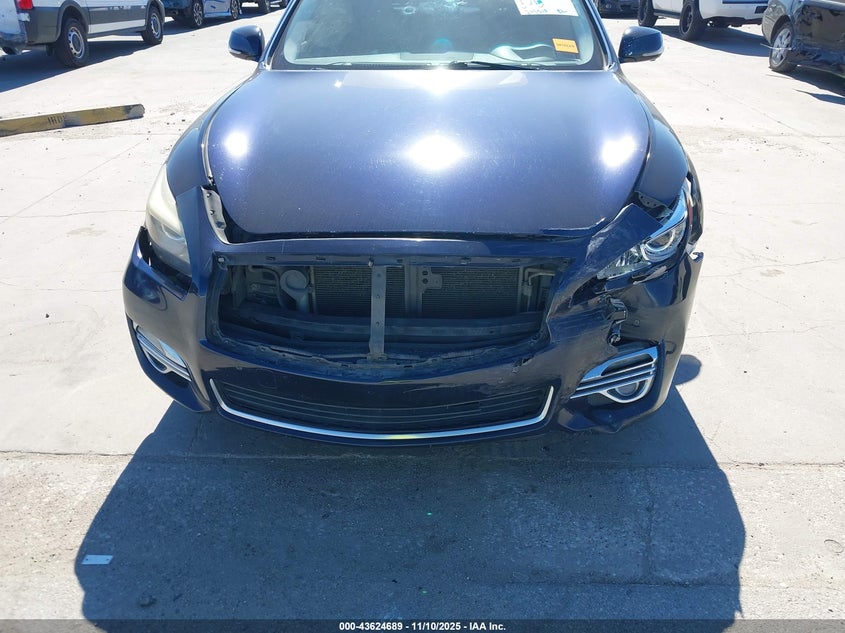 2018 Infiniti Q70 3.7X Luxe VIN: JN1BY1ARXJM220943 Lot: 43624689