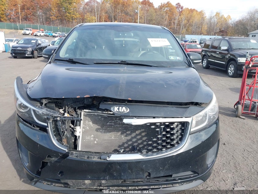 2017 Kia Sedona Lx VIN: KNDMB5C12H6228457 Lot: 43624711