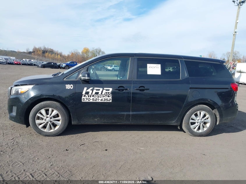 2017 Kia Sedona Lx VIN: KNDMB5C12H6228457 Lot: 43624711