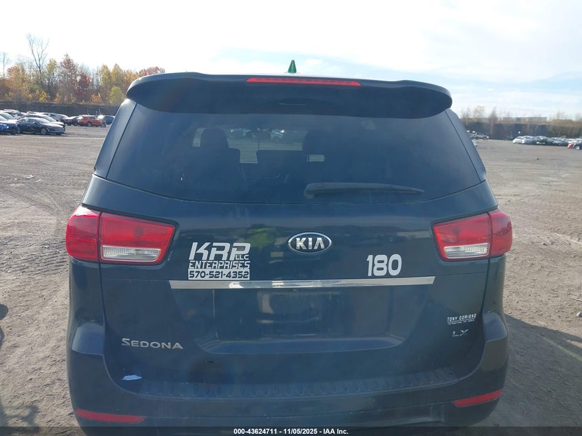 2017 Kia Sedona Lx VIN: KNDMB5C12H6228457 Lot: 43624711