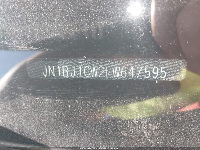 JN1BJ1CW2LW647595 2020 NISSAN ROGUE photo no. 9