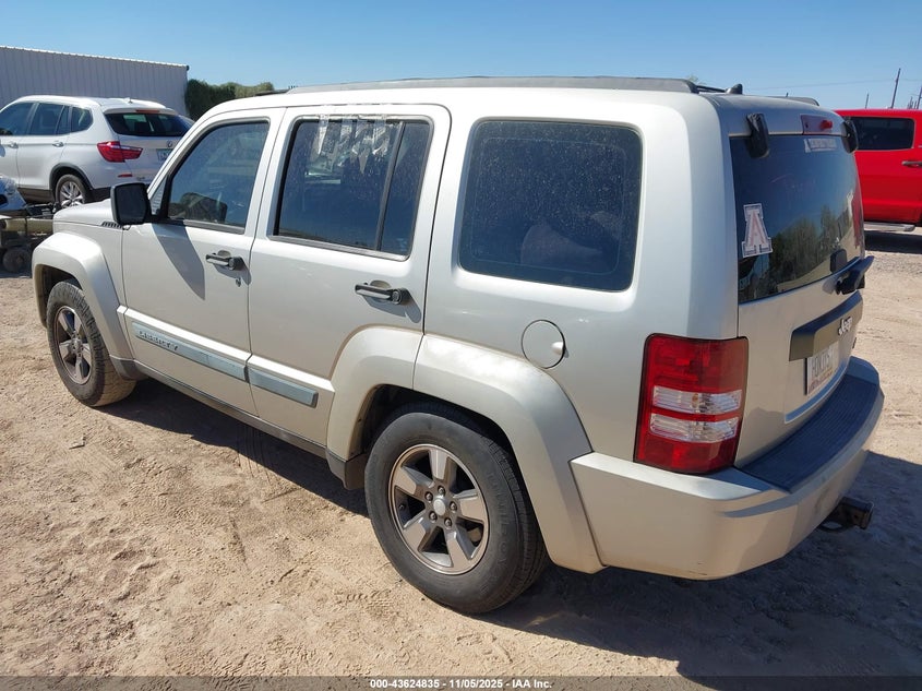1J8GP28K78W203237 2008 JEEP LIBERTY (NORTH AMERICA) photo no. 3