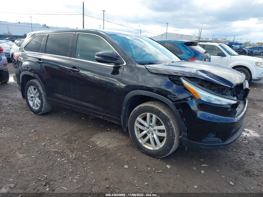 2015 TOYOTA HIGHLANDER LE V6 - 5TDBKRFH1FS104927