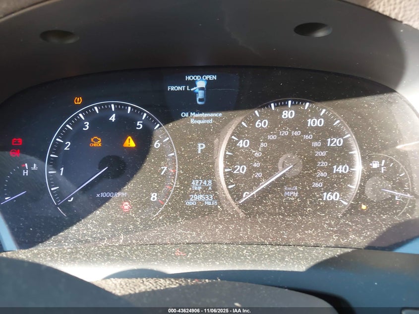 2007 Lexus Ls 460 VIN: JTHBL46F575044123 Lot: 43624906