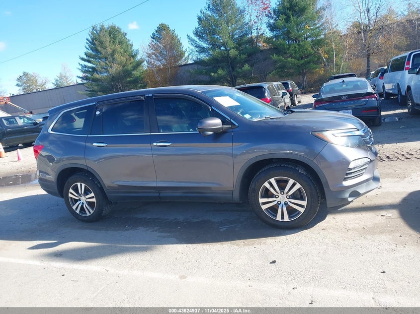2017 Honda Pilot Ex-L VIN: 5FNYF6H52HB024950 Lot: 43624937