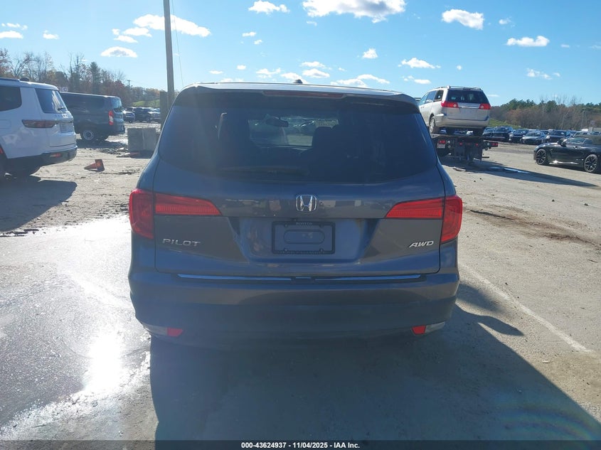 2017 Honda Pilot Ex-L VIN: 5FNYF6H52HB024950 Lot: 43624937