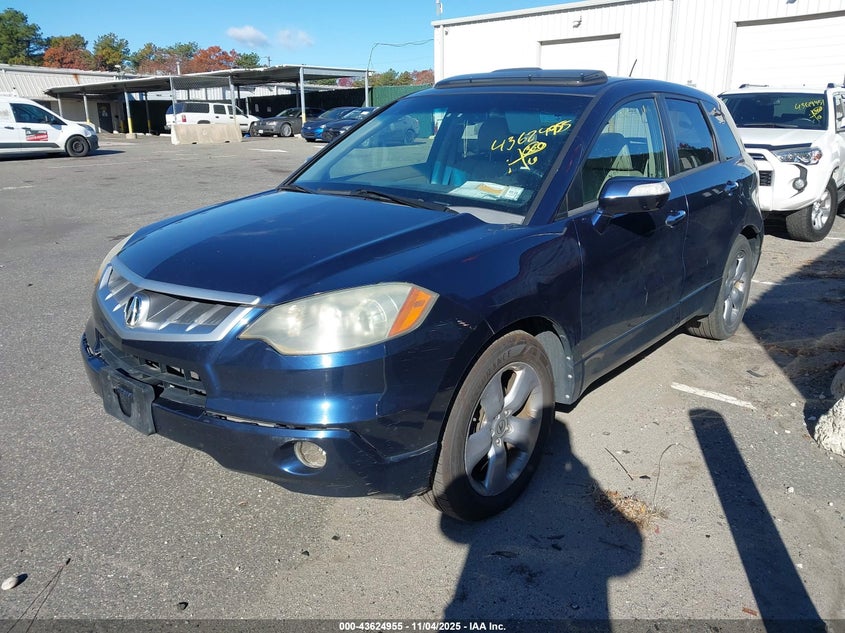 2009 Acura Rdx blue other gasoline 5J8TB18539A003643 photo #3