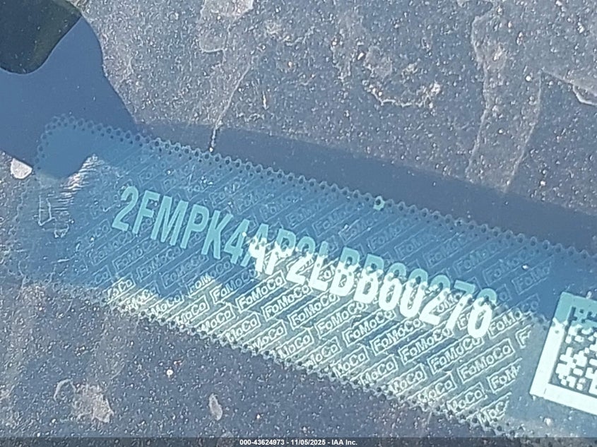 2020 FORD EDGE ST - 2FMPK4AP2LBB60276