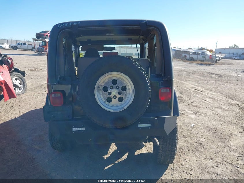 1997 Jeep Wrangler Sahara VIN: 1J4FY49S6VP503720 Lot: 43625060