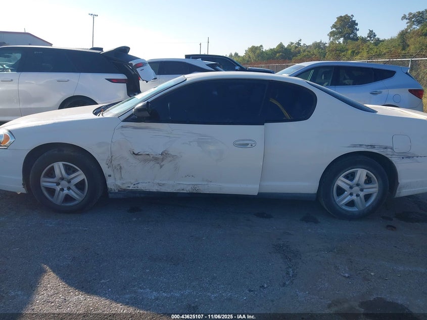 2007 Chevrolet Monte Carlo Ls VIN: 2G1WJ15K979293655 Lot: 43625107