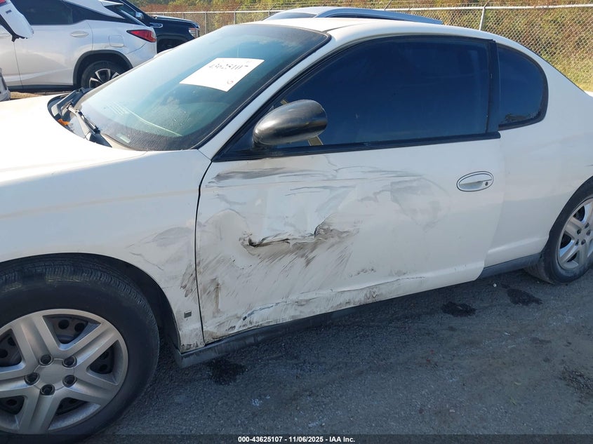 2007 Chevrolet Monte Carlo Ls VIN: 2G1WJ15K979293655 Lot: 43625107