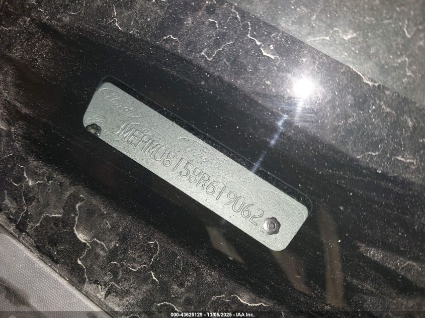 2008 Mercury Milan V6 Premier VIN: 3MEHM08158R619062 Lot: 43625129