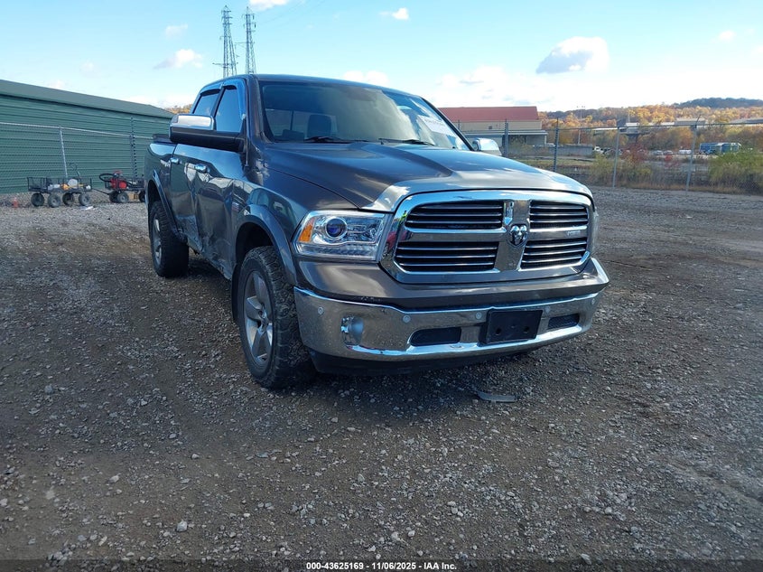 2018 RAM 1500 LARAMIE  4X4 5'7 BOX - 1C6RR7NT9JS104153