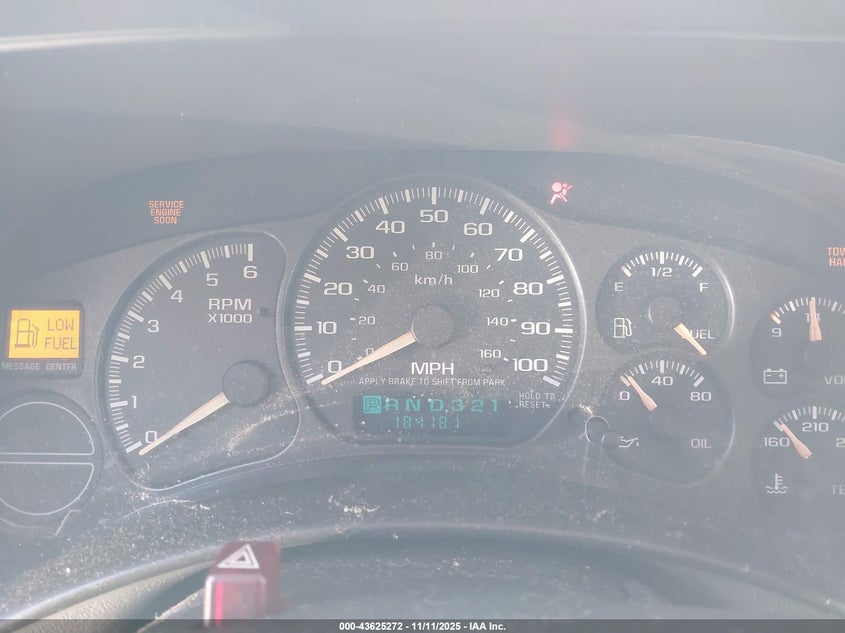 2002 Chevrolet Avalanche 1500 VIN: 3GNEC13T32G319908 Lot: 43625272