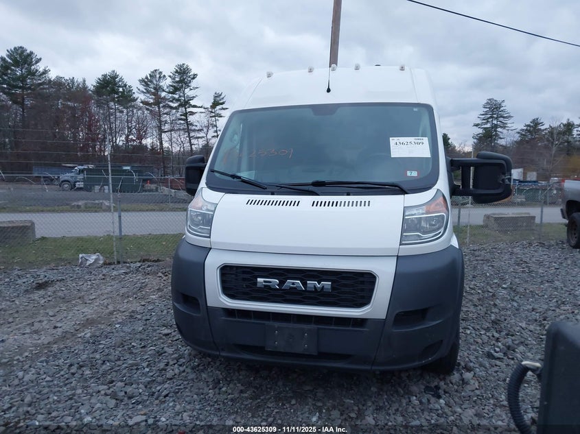 2020 Ram Promaster 3500 Cargo Van High Roof 159 Wb Ext VIN: 3C6URVJG2LE101981 Lot: 43625309