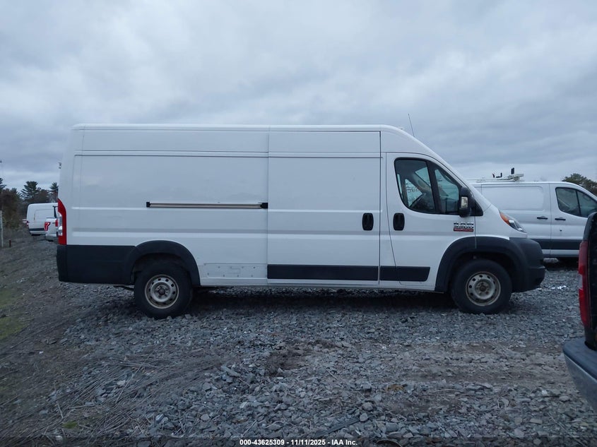 2020 Ram Promaster 3500 Cargo Van High Roof 159 Wb Ext VIN: 3C6URVJG2LE101981 Lot: 43625309