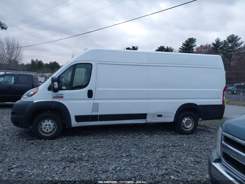 2020 Ram Promaster 3500 Cargo Van High Roof 159 Wb Ext VIN: 3C6URVJG2LE101981 Lot: 43625309