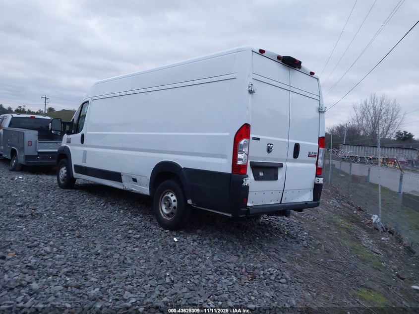 2020 Ram Promaster 3500 Cargo Van High Roof 159 Wb Ext VIN: 3C6URVJG2LE101981 Lot: 43625309