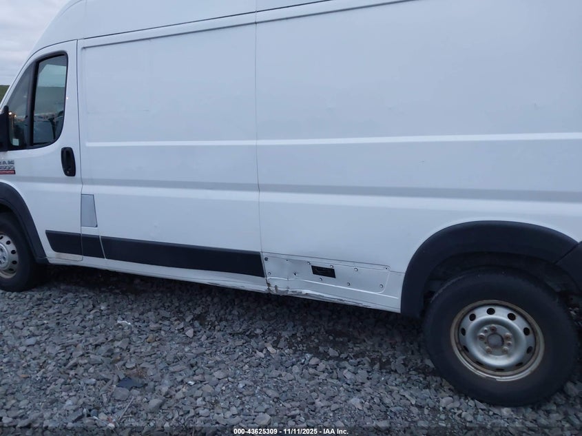 2020 Ram Promaster 3500 Cargo Van High Roof 159 Wb Ext VIN: 3C6URVJG2LE101981 Lot: 43625309
