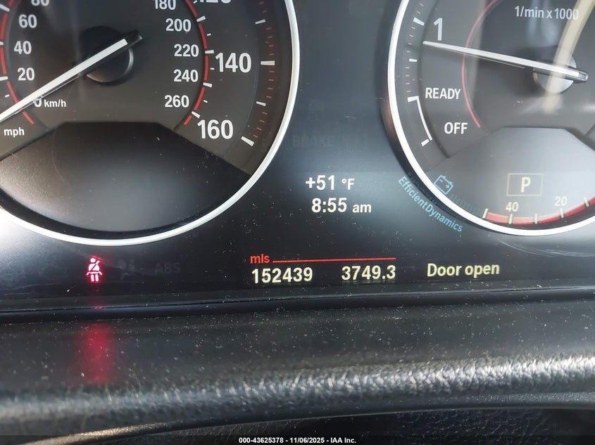 2013 BMW 335I WBA3A9G51DNP36967