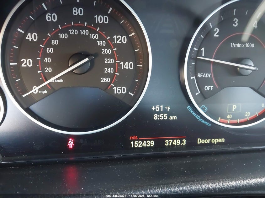 2013 BMW 335I WBA3A9G51DNP36967