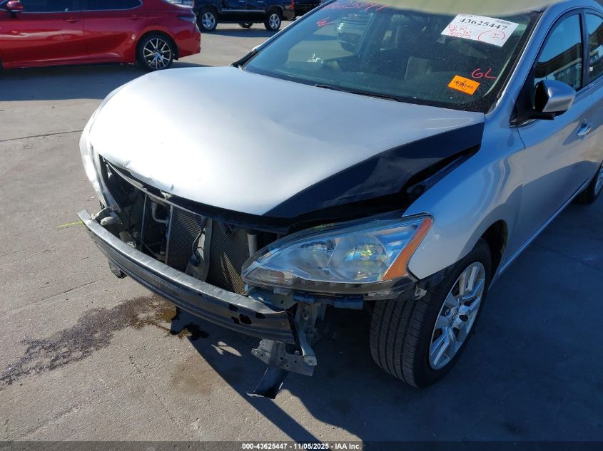 2015 Nissan Sentra S VIN: 3N1AB7AP0FY274447 Lot: 43625447