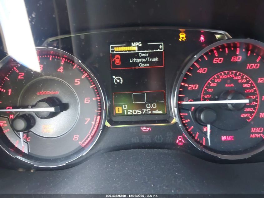 2015 Subaru Wrx Premium VIN: JF1VA1D60F9830818 Lot: 43625560