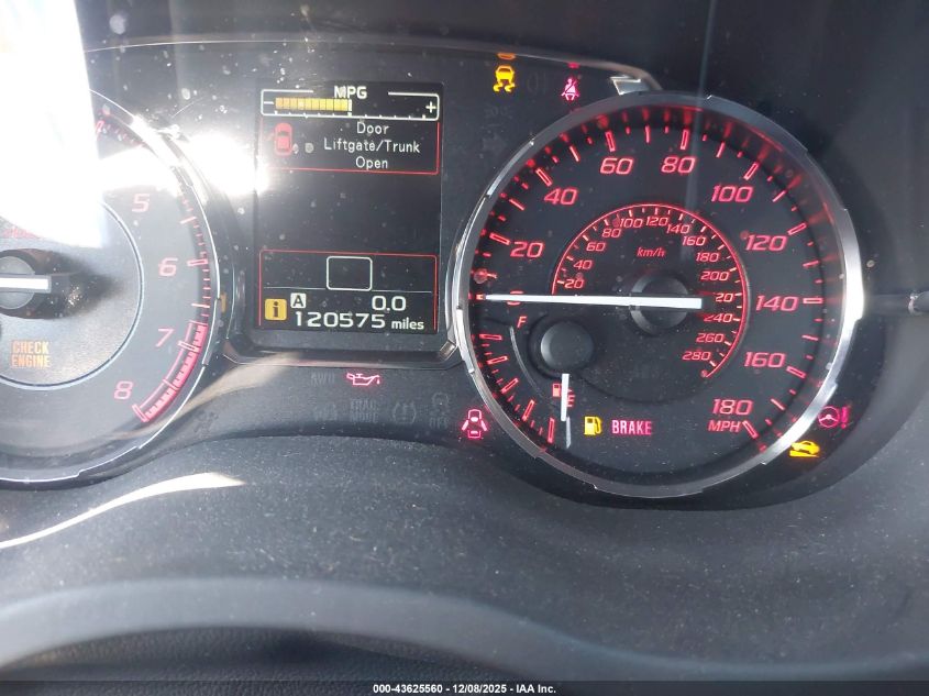 2015 Subaru Wrx Premium VIN: JF1VA1D60F9830818 Lot: 43625560