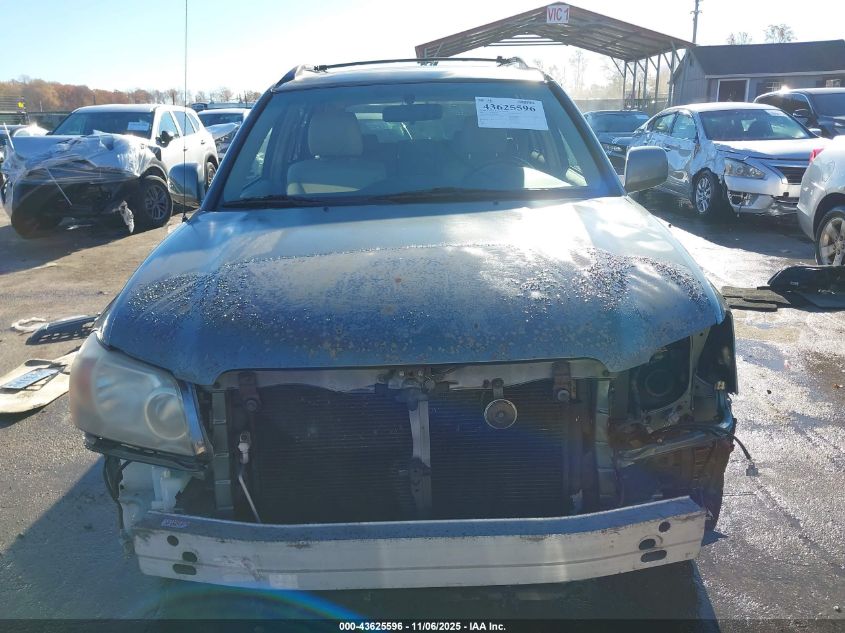 2007 Toyota Highlander V6 VIN: JTEEP21A270212666 Lot: 43625596