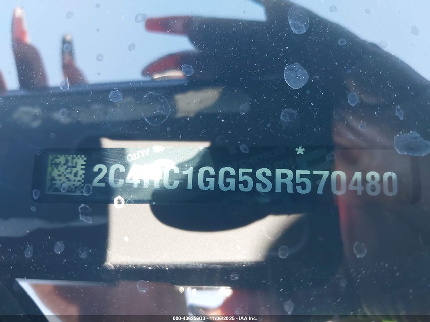 2025 CHRYSLER PACIFICA LIMITED - 2C4RC1GG5SR570480