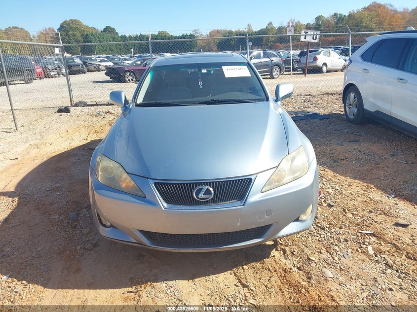 2006 Lexus Is 250 VIN: JTHBK262462009819 Lot: 43625609