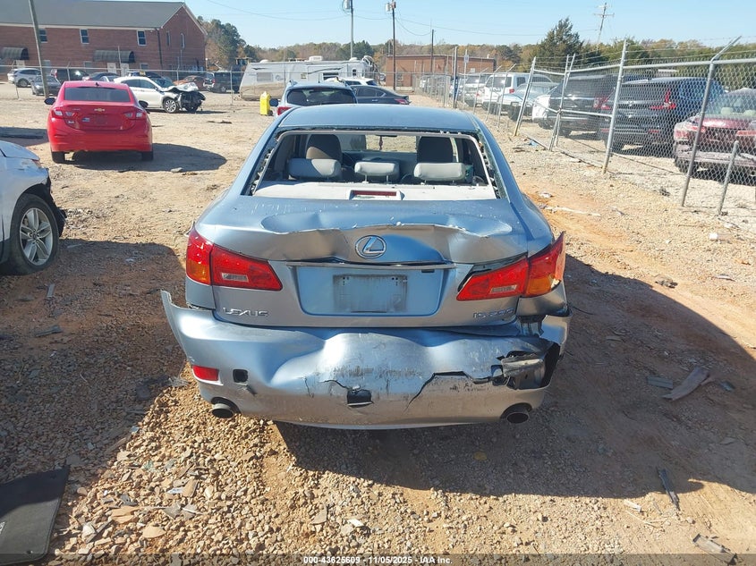 2006 Lexus Is 250 VIN: JTHBK262462009819 Lot: 43625609