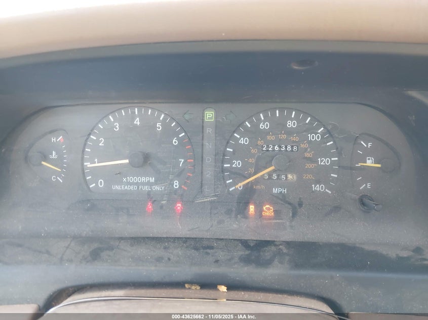 1996 Toyota Avalon VIN: 4T1BF12B5TVB80500 Lot: 43625662