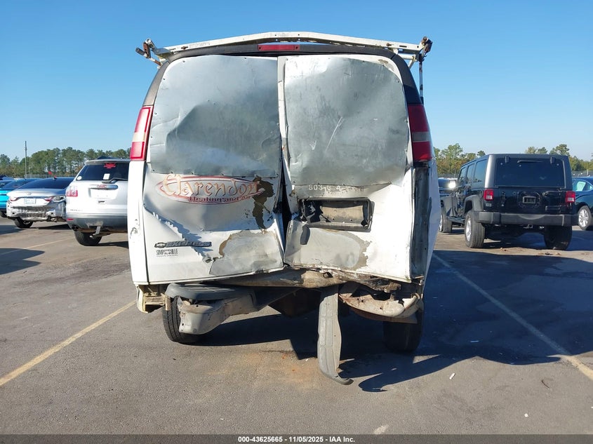 2008 Chevrolet Express Work Van VIN: 1GCGG25C481131656 Lot: 43625665