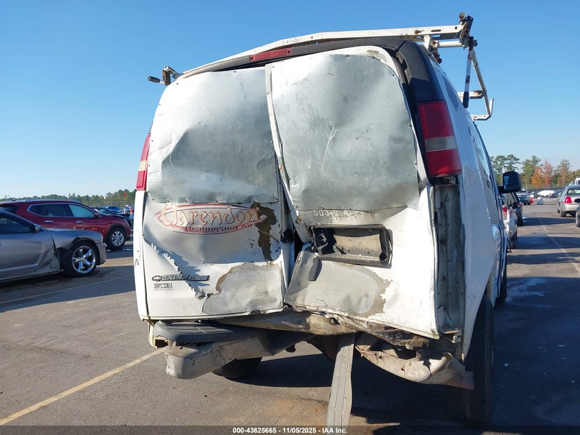 2008 Chevrolet Express Work Van VIN: 1GCGG25C481131656 Lot: 43625665