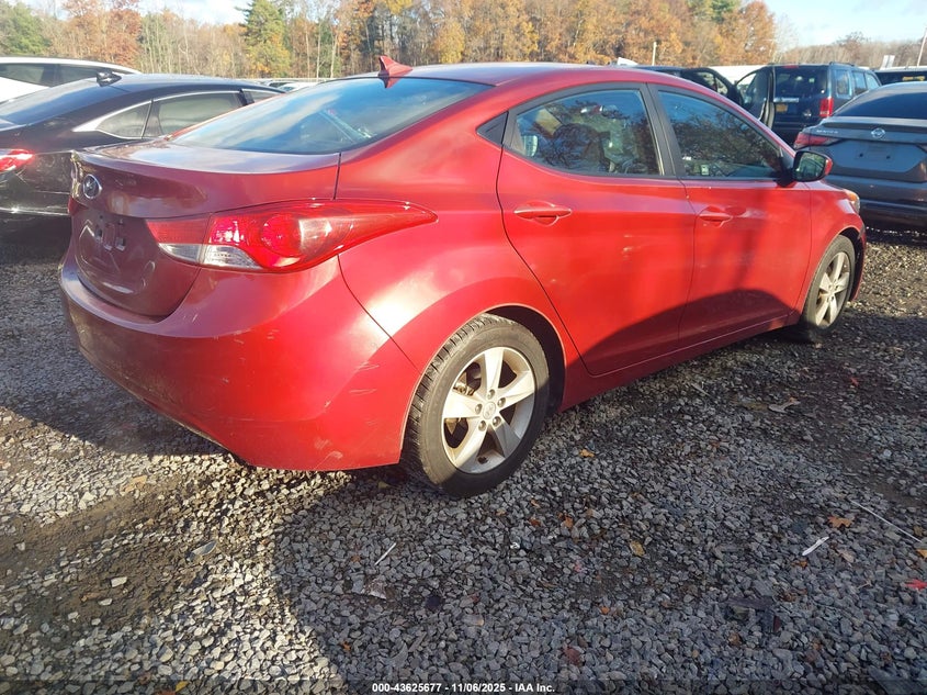 2012 Hyundai Elantra Gls (Ulsan Plant) VIN: KMHDH4AE4CU293227 Lot: 43625677