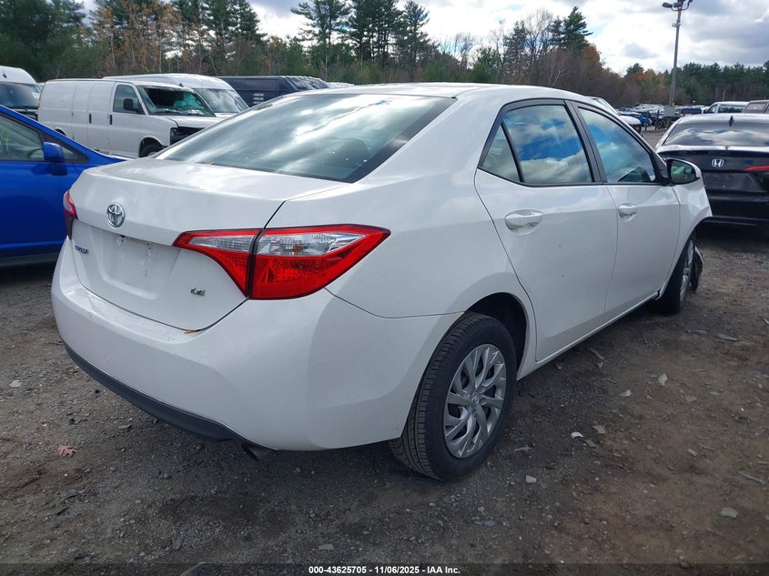 2016 Toyota Corolla Le VIN: 5YFBURHE2GP414544 Lot: 43625705
