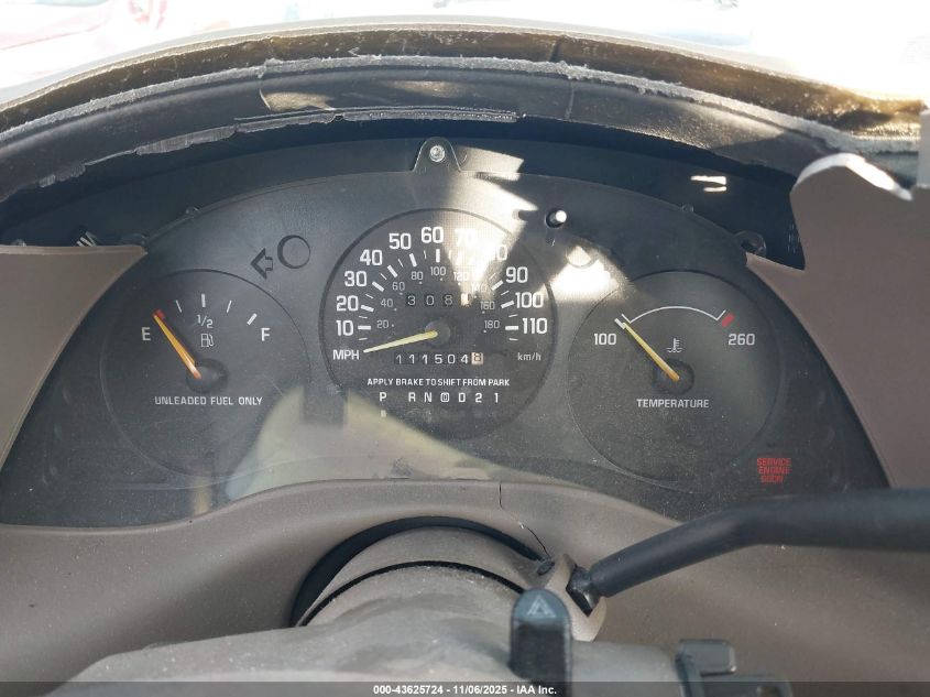 1998 Chevrolet Lumina VIN: 2G1WL52M8W9145082 Lot: 43625724