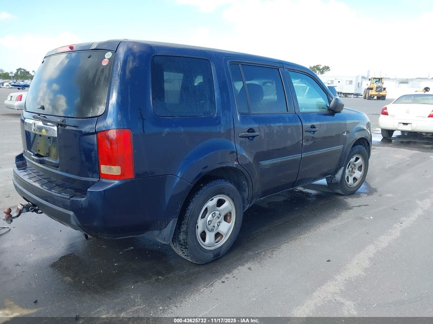 5FNYF3H29BB042521 2011 HONDA PILOT photo no. 4