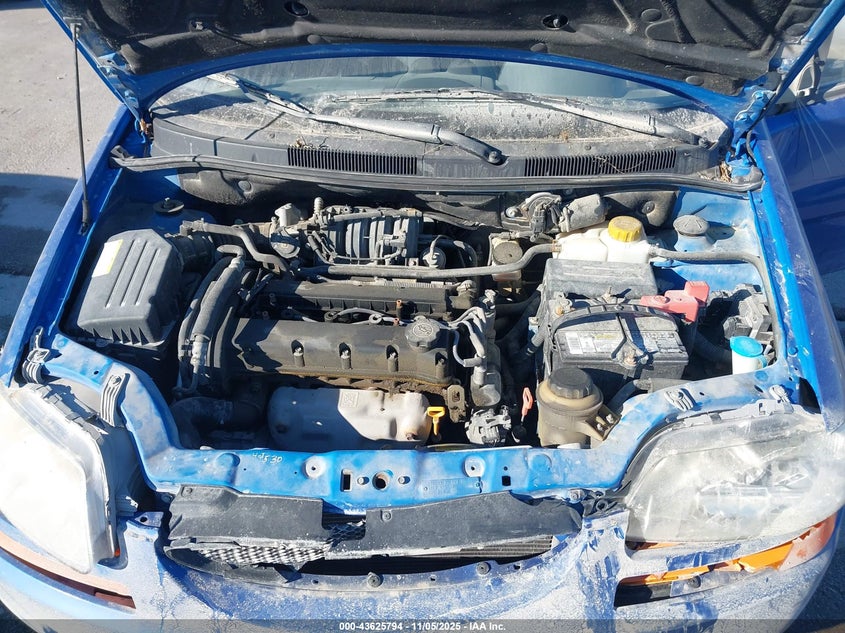 2005 Chevrolet Aveo Ls VIN: KL1TD52625B381532 Lot: 43625794