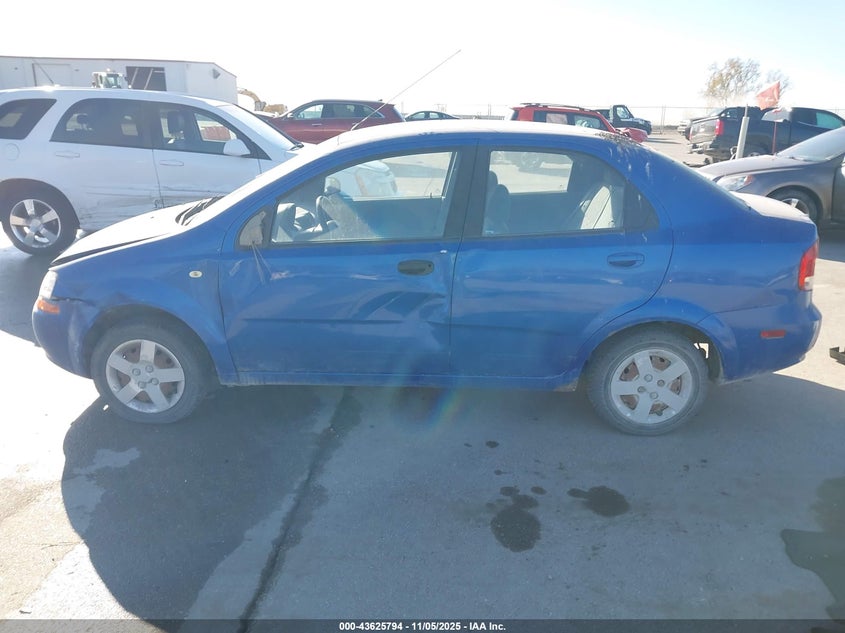 2005 Chevrolet Aveo Ls VIN: KL1TD52625B381532 Lot: 43625794