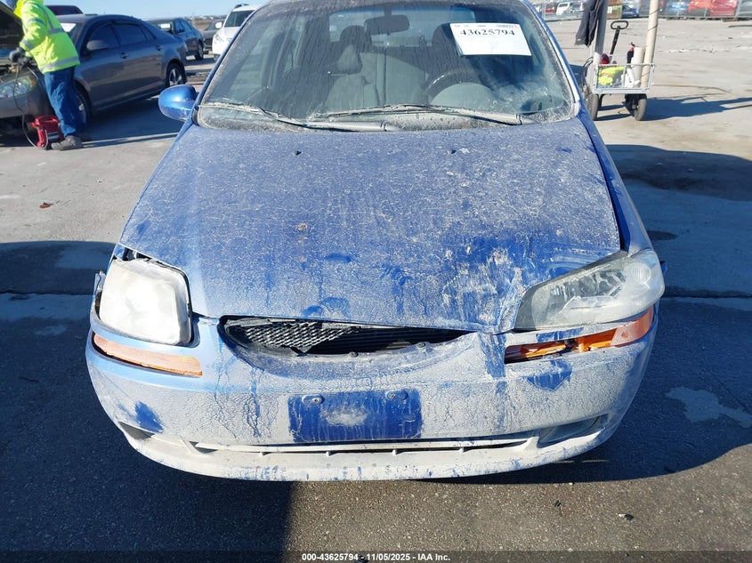 2005 Chevrolet Aveo Ls VIN: KL1TD52625B381532 Lot: 43625794