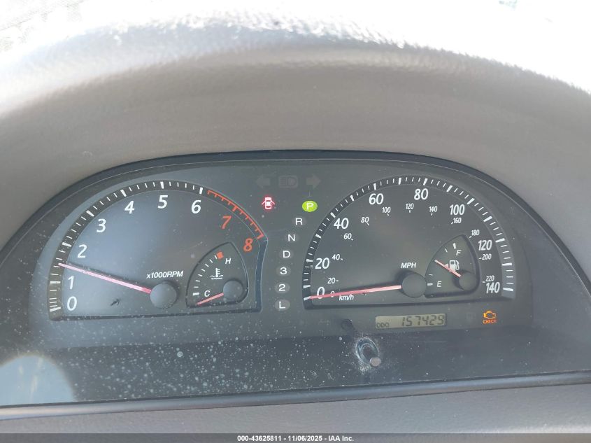 2004 Toyota Camry Xle V6 VIN: JTDBF30K340154105 Lot: 43625811