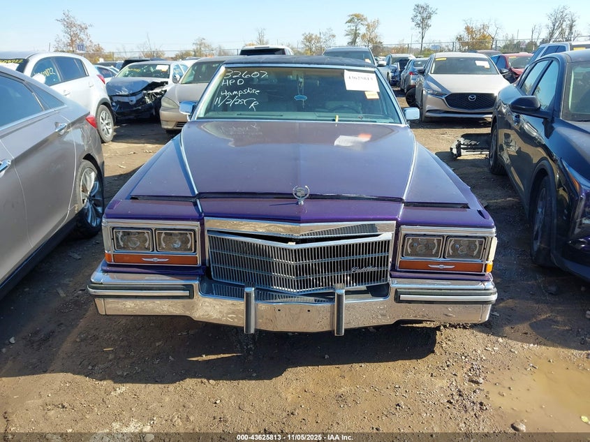 1987 Cadillac Brougham VIN: 1G6DW51Y5H9762378 Lot: 43625813