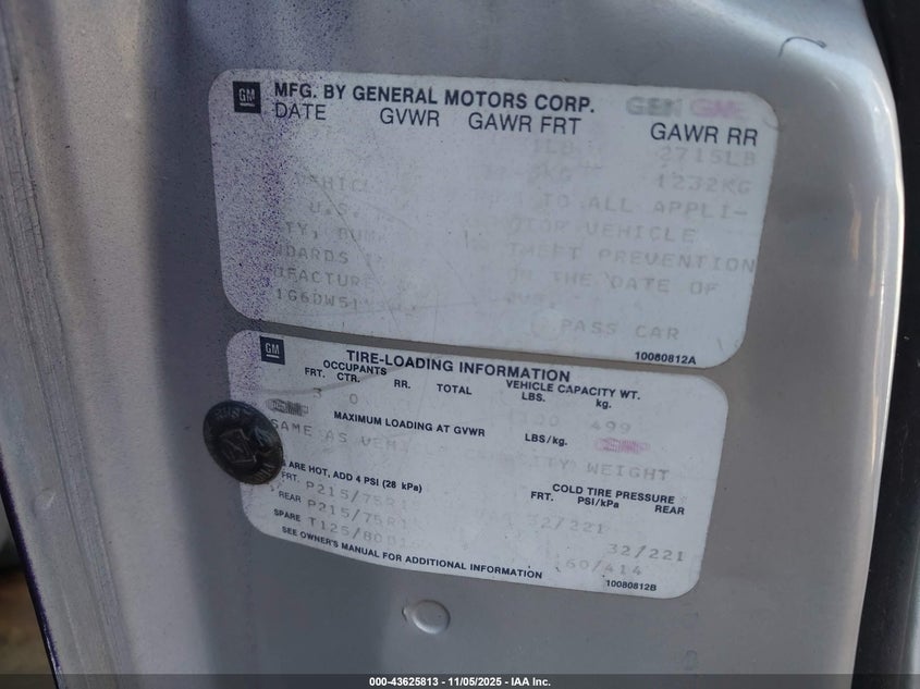 1987 Cadillac Brougham VIN: 1G6DW51Y5H9762378 Lot: 43625813